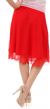 Bead Embellished Knee Length Skirt  back