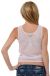 Broad Strap Sheered Top back in White