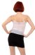 Net Top with Multi-color Beadwork back in White
