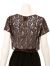 Hand Beaded Net Floral Jacket back