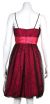 Rouched Shirred Short Cocktail Dress back