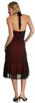 Halter Neck Embellished Asymmetic Party Dress back
