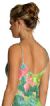 Spaghetti Strapped Floral Print Sun Dress back