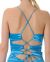 Shirred Bust Satin Formal Dress back
