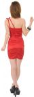 Single Shoulder Form FittingRuched Party Dress back