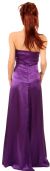 Strapless Goddess Wrap Formal Gown back