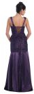 Mermaid Prom Dress with Zig Zag Ruched Detail back in Purple