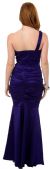 Single Shoulder Accented Formal Prom Dress back