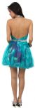 Layered and Printed Short Prom Dress back