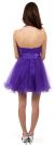 Short Prom Dress with Embellished Halter Neck back