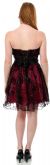 Strapless Short Flower Cocktail Dress back