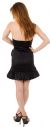 Strapless Fitted Short Party Dress with Floral Appliques back