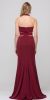 Halter Neck Mesh Panels Front Slit Long Formal Prom Dress back