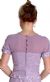 Short Sleeved Beaded Long Evening Dress back