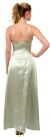 Crossed Front Beaded Evening Dress back