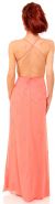 Beaded Formal Full Length Evening Dress back