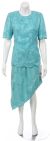 Main image of Short Sleeved 2 PieceTea Length Formal Dress