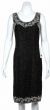Two Piece Formal Evening Dress Set in closeup
