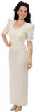 Main image of Half Sleeved Full Length Beaded Gown