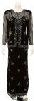 Main image of Two Piece Full Length Spaghetti Evening Gown and Jacket