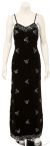Two Piece Full Length Spaghetti Evening Gown and Jacket without Jacket