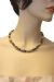 Main image of Zebra Print Wooden Necklace