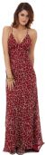 Main image of Halter Neck Sequined Long Formal Prom Dress with Train