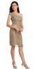 Main image of One Shoulder Exquisite Beading Short Formal Prom Dress 