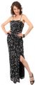 Strapless Sequins & Rhinestones Long Formal Dress with Slit in an alternative picture