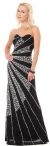Main image of Strapless Sequins & Rhinestones Long Formal Prom Dress