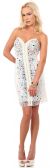 Main image of Strapless Colored Sequins Short Formal Party Prom Dress