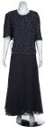 Main image of Checker Sequins One Piece Formal Evening Dress