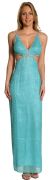 Main image of Spaghetti Strapped Beaded Prom Dress with Bra style back