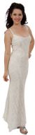 Artistic Sequined Pattern Wedding Dress with Jacket without Jacket
