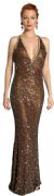 Main image of V-Top Fully Beaded Formal Dress