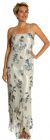 Mettalic Leafy Formal Mother of the Bride Dress with Jacket without Jacket