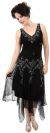 Main image of V-Neck Beaded Silk Mother of the bride Dress with Jacket