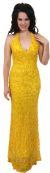 Main image of Halter-Neck Formal Prom Dress with Bare Back