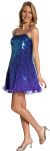 Sequin Glittered Prom Dress in alternative view