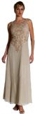 Main image of A-Line Beaded Sleeveless Formal Dress