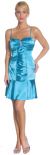Main image of Short Shirred Cocktail Dress