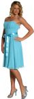 Main image of Tea Length Ribbon Party Dress