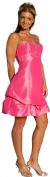Main image of Bubble Party Dress with Spaghetti Straps