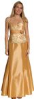 Main image of Embroidered Formal Prom Dress with Flower Applique