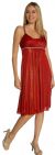 Main image of Double Spaghetti Princess Cut Party Dress