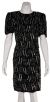 Main image of Round Neck Floral Sequined Cocktail Dress with Keyhole