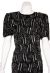Round Neck Floral Sequined Cocktail Dress with Keyhole in close-up