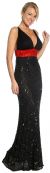 Roman Inspired Empire Cut Beaded Formal Prom Gown in alternative view