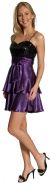 Main image of Sequined & Ribbon Bow Short Party Dress