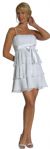 Main image of Short Party Dress with Cascading Ruffles